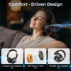 Hybrid Active Noise Cancelling Bluetooth Headphones Wireless Headphones