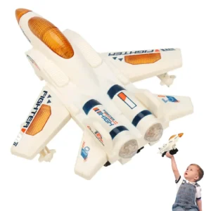 Electric Stunt Airplane Toy with LED Light & Music