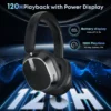 Hybrid Active Noise Cancelling Bluetooth Headphones Wireless Headphones