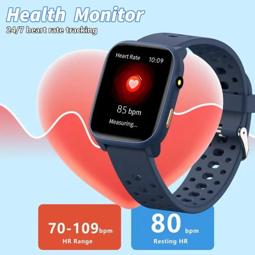 1276400b-3bf5-4e8a-b507-40fcce77498c ModaWin W98 Kids Smart Watch with 12 Puzzle Games & 100+ Sport Modes
