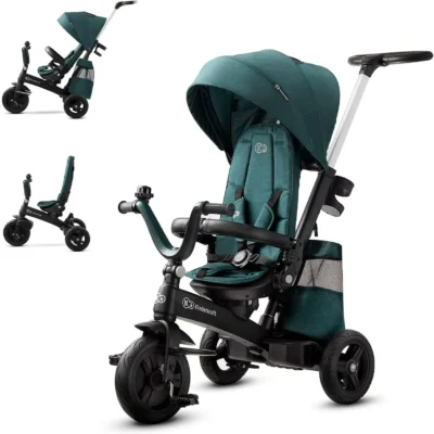 Kinderkraft EASYTWIST 5-in-1 Toddler Tricycle in Green