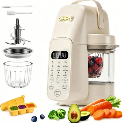SosekiBaby Tutto 9-in-1 Glass Baby Food Maker in Ivory